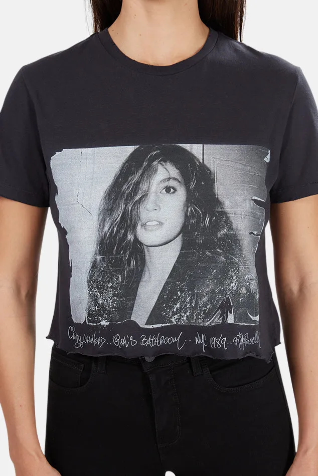 Black Blue&Cream x Good Luck Dry Cleaners Cindy Crawford Tee