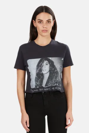Black Blue&Cream x Good Luck Dry Cleaners Cindy Crawford Tee