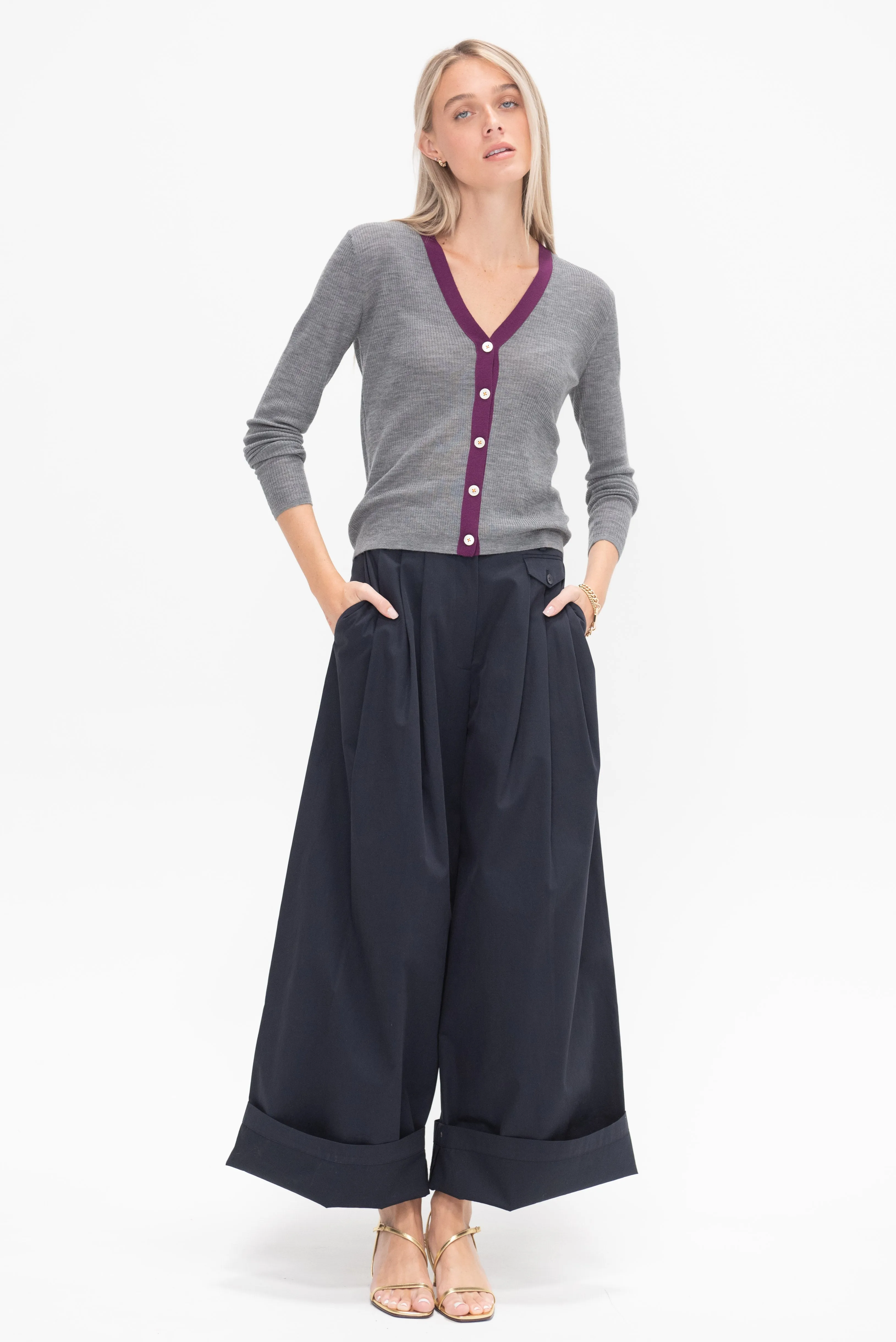 Cardigan, Dark Silver