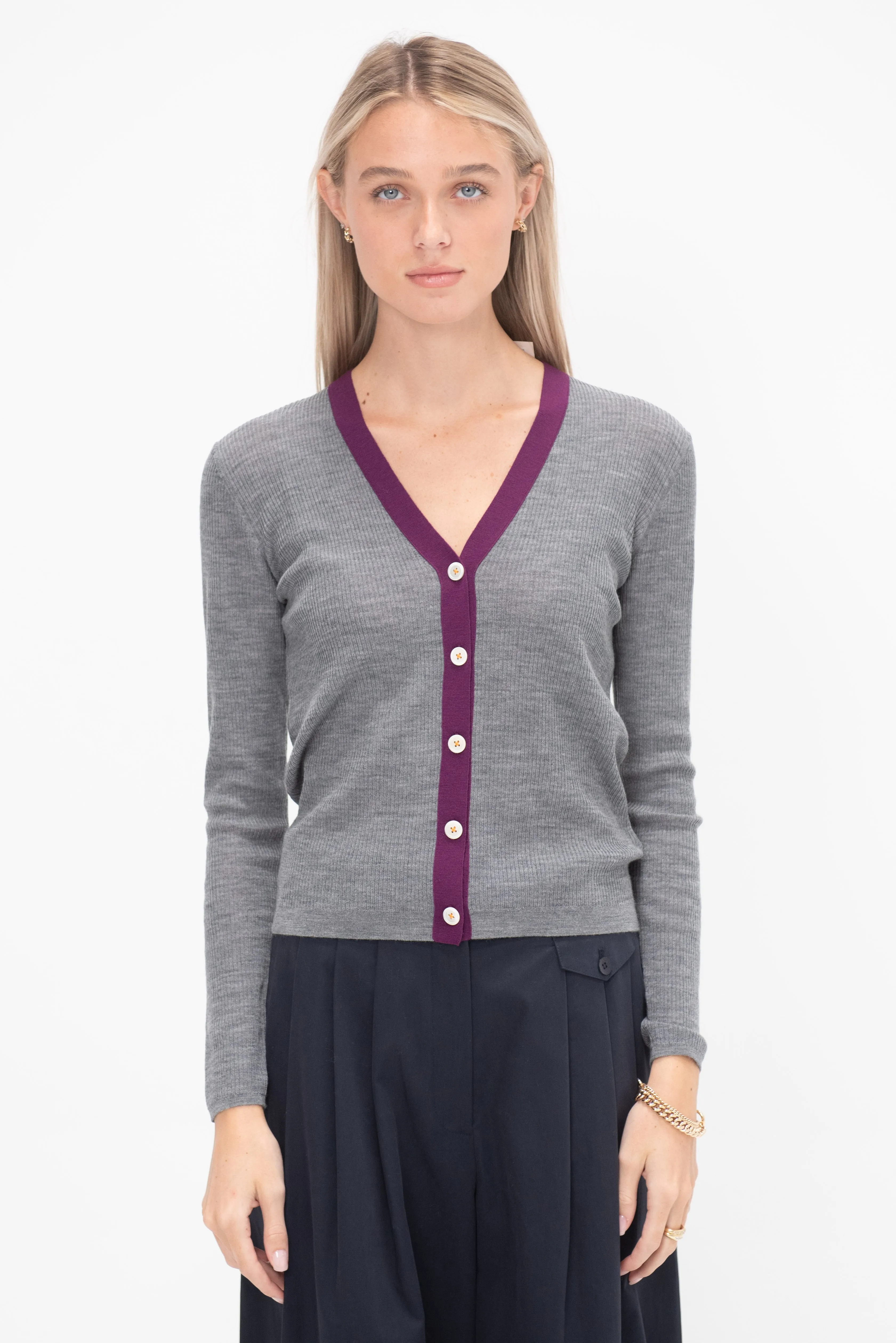 Cardigan, Dark Silver