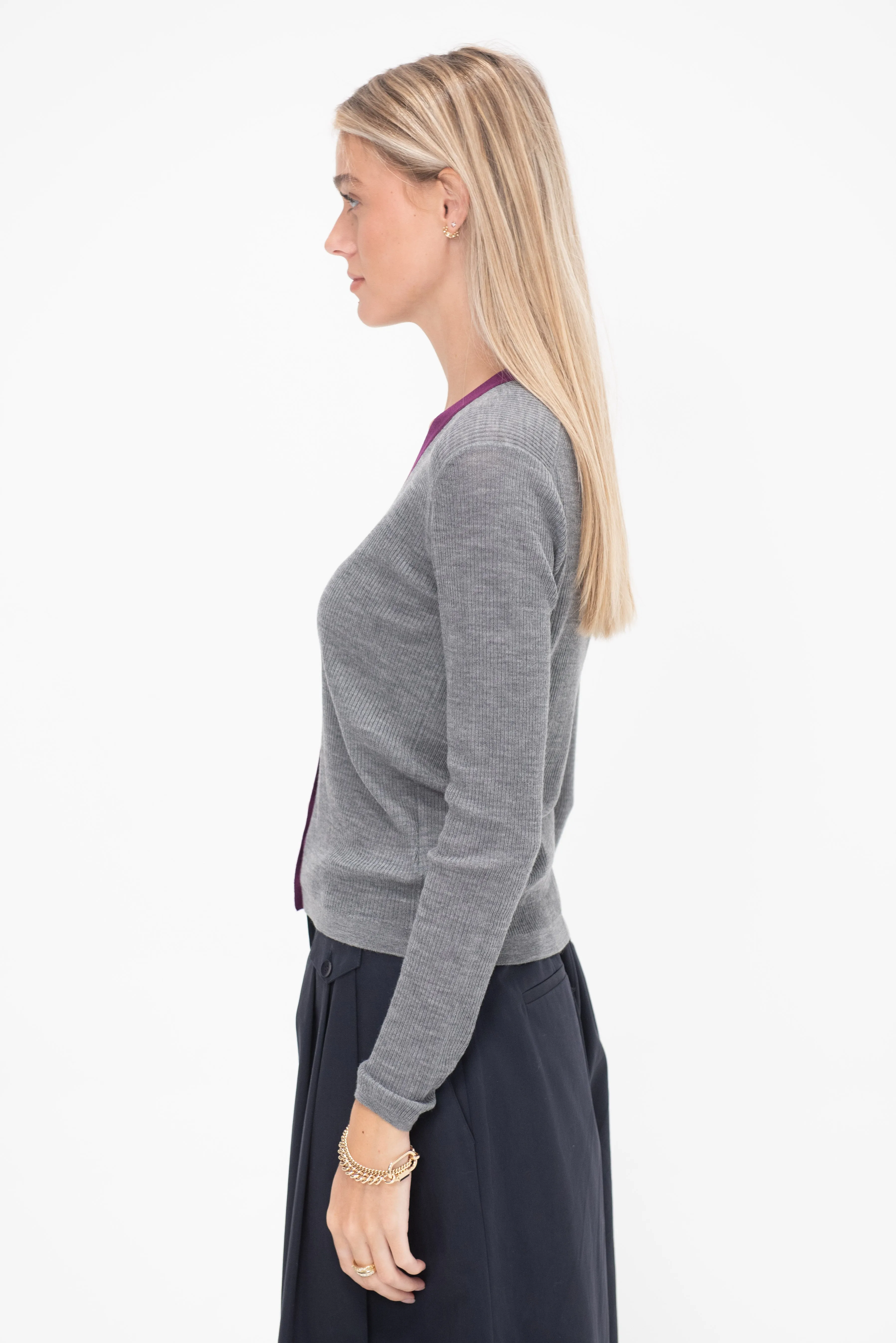 Cardigan, Dark Silver