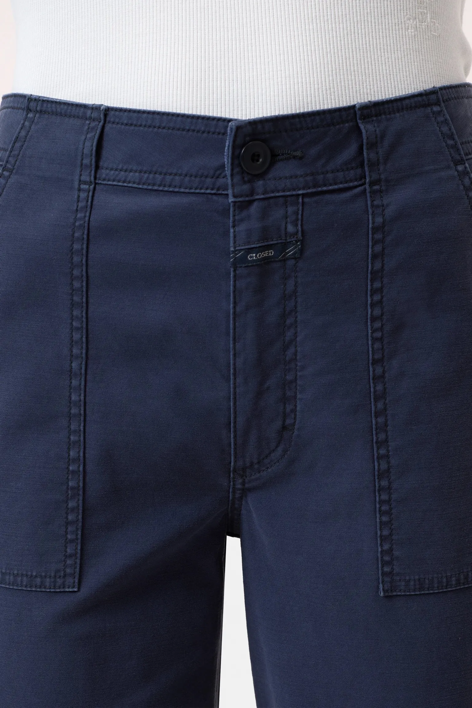 Closed Flared Pants - Aria - Dark Navy