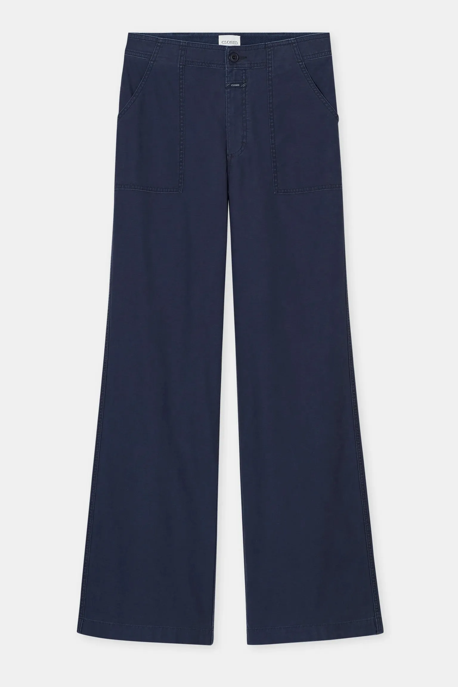 Closed Flared Pants - Aria - Dark Navy