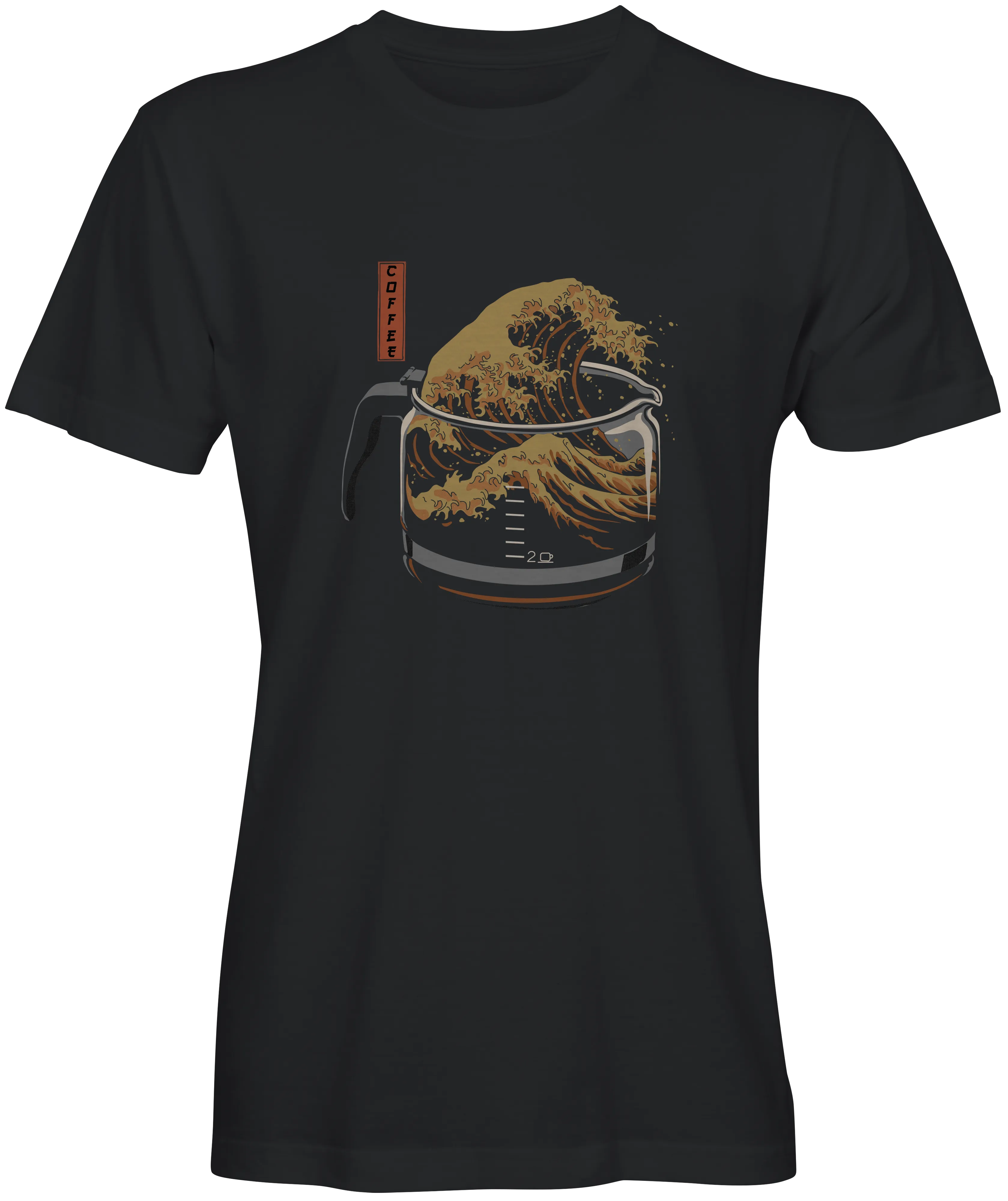 Coffee Wave Graphic Tee