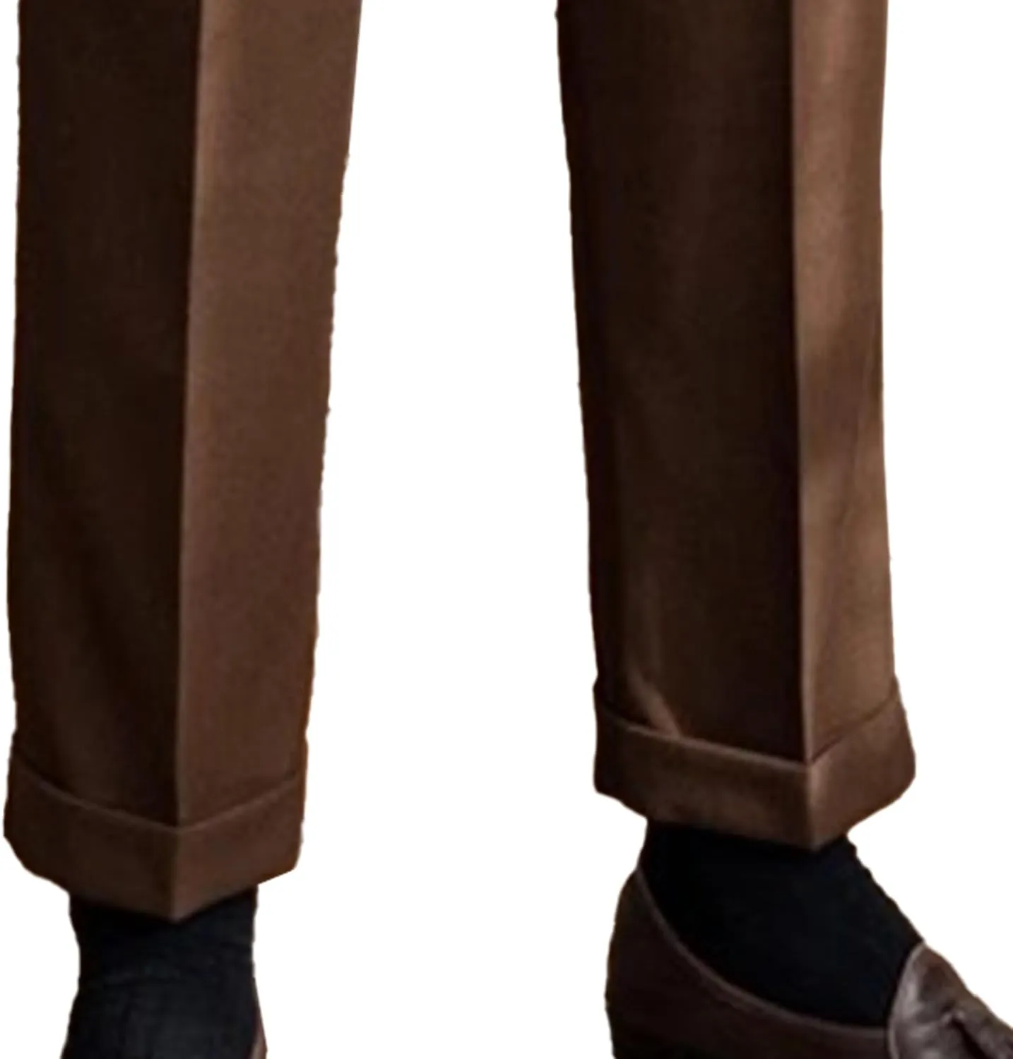 DGHM-JLMY Men's Fashion Slim Fit Dress Pants High Waist Straight Retro Pant Trousers Casual Business Formal Pants