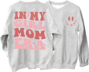 In My Boy & Girl Mom Era Crewneck Sweatshirt Gift Tops