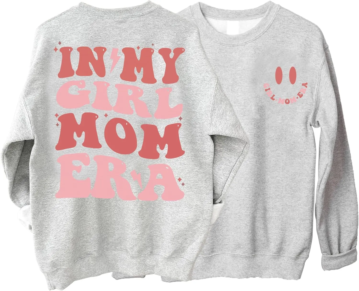 In My Boy & Girl Mom Era Crewneck Sweatshirt Gift Tops