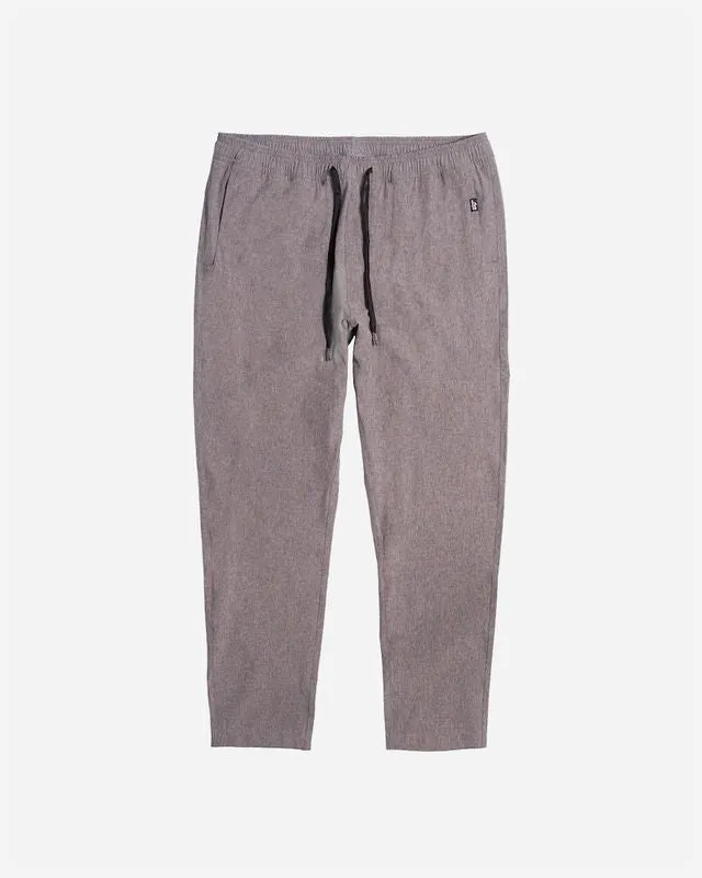 Lost Mens Elastic Waist Pants - Charcoal