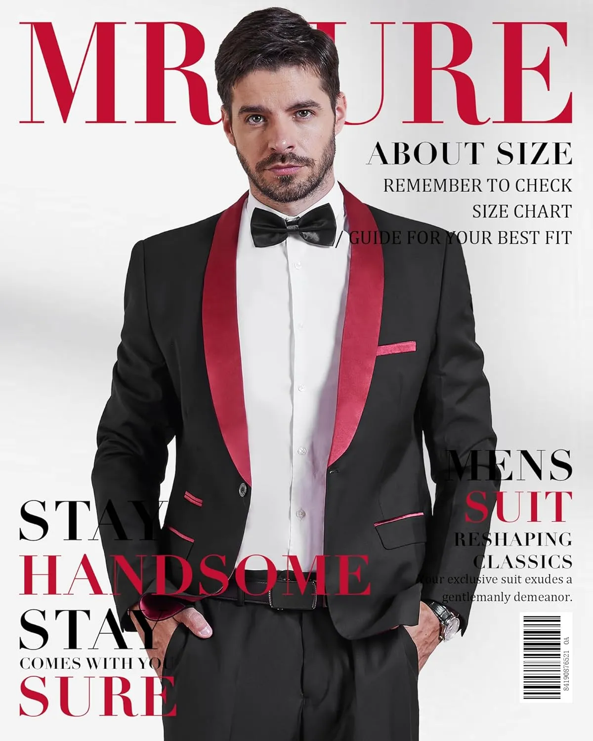 MrSure Men's Casual Blazer One Button Shawl Lapel Jacket, Lightweight Coats for Wedding Party