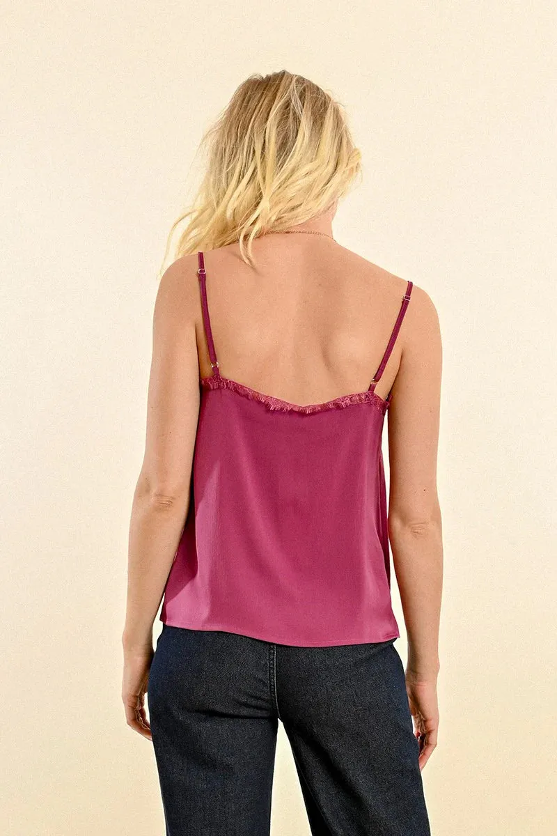 Purple Lace Cami