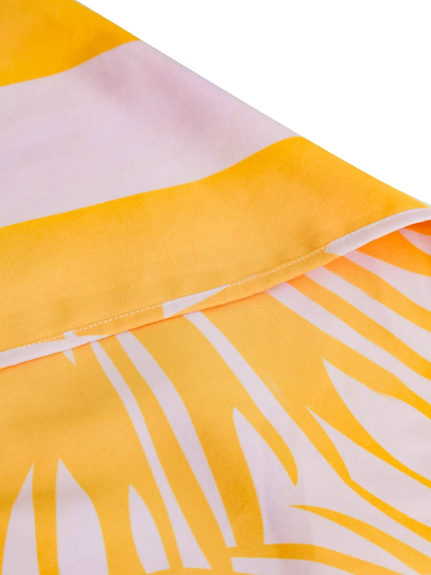 Reversible Quick Dry Beach Towel Leaf