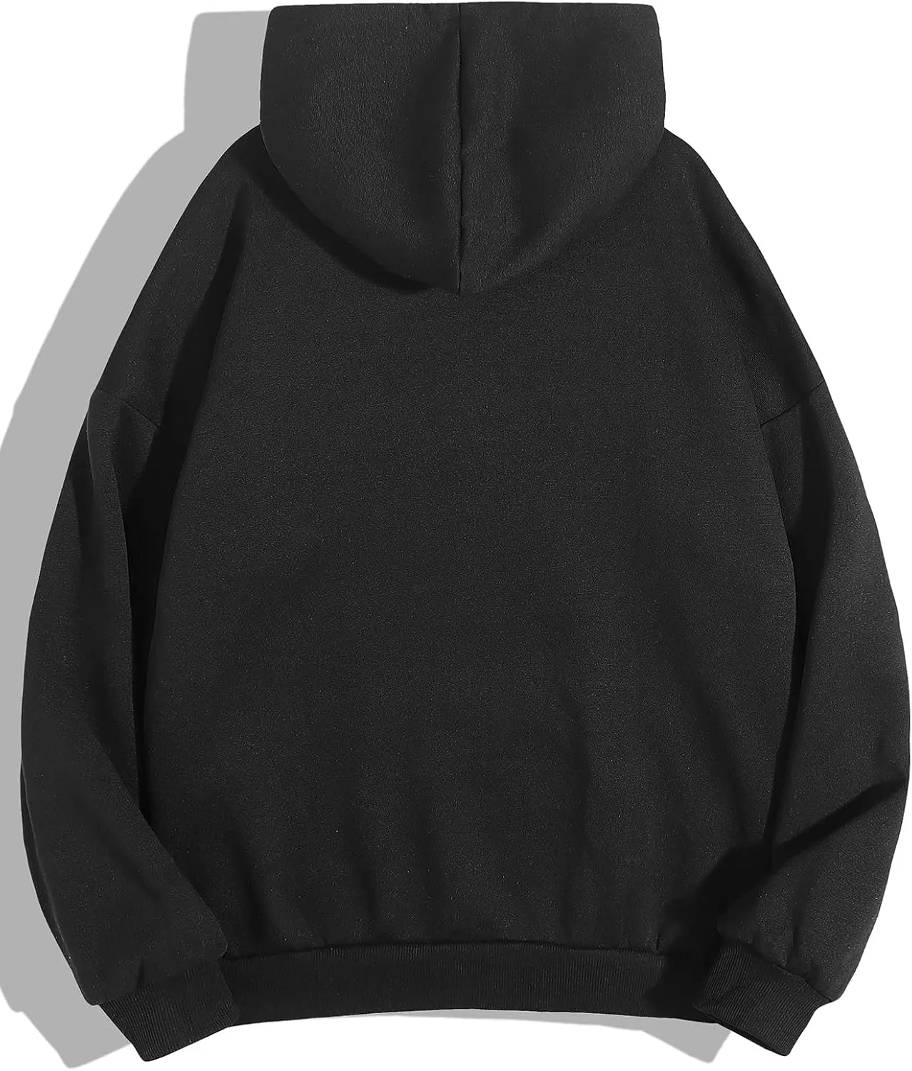 SHENHE Women's Slogan Letter Print Long Sleeve Hooded Sweatshirt Pullover Hoodie Tops