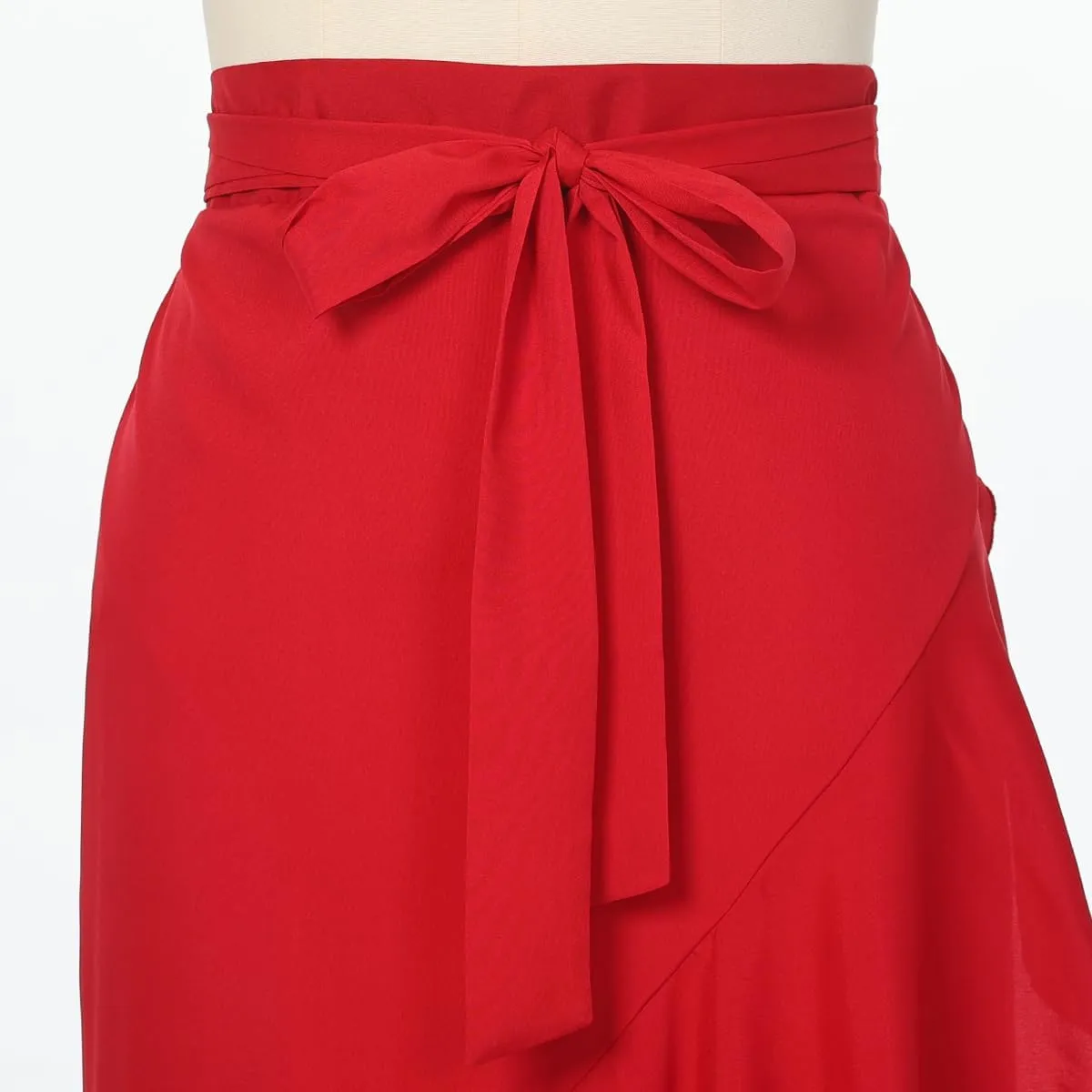 Women's Elegant Ruffles Long Skirt Knee Length Summer Mermaid Bodycon Dress for Wedding Party Cocktail