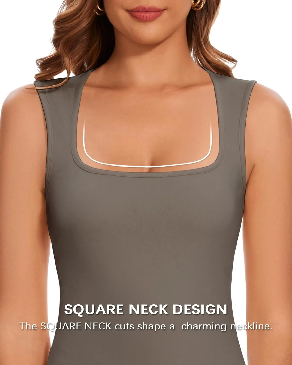 WOWENY Women's Thermal Tank Tops Sleeveless Underwear Tops Adjustable Straps Winter Camisole Fleece Shirts Warm Vest